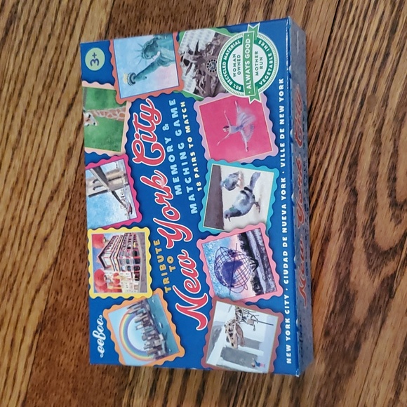 Factory Sealed -  New York City Memory and Matching Game - Picture 1 of 6